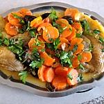 recette Suprêmes de pintade aux carottes et aux pruneaux