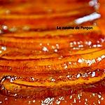 recette Gâteau renversé à la banane caramélisée et combava,sublime!