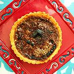 Crème brulée : recette Tartelettes pralinées double chocolat façon crème brûlée