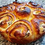 recette Chinois (bioche roulée à la crème pâtissière)
