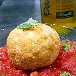 recette Arancini aux légumes et mozzarella ( pour finir mon risotto )