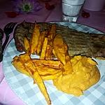 recette Côte de bœuf sauce aux morille purée et frite de patate douce