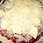 recette pizza lardon, champignon, chorizzo