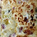recette gratin poireau jambon fumé