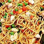 recette Pâtes au poulet et épices du soleil
