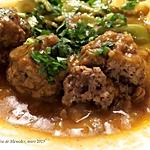 recette Boulettes de veau à l’indienne (bis) +