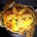 recette Quiche  " vite fait  bien fait  " aux  poireaux et maroilles