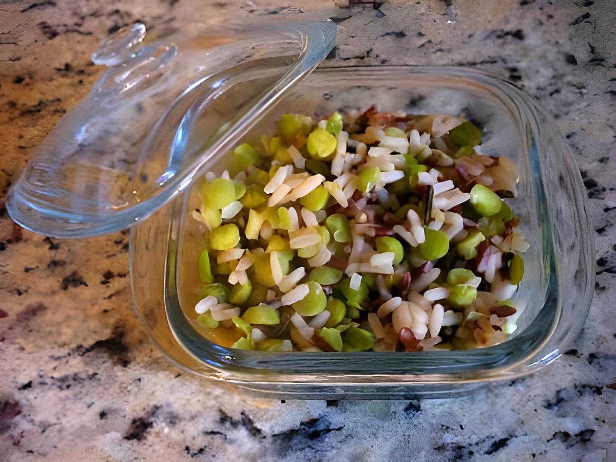 recette Pois cassés aux 3 riz