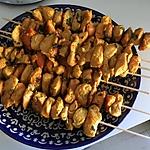 recette BROCHETTE DE POULET MARINÉ
