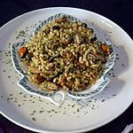 Salade de blé aux moules