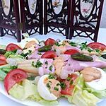 recette SALADE AUX ROULER D'APERGES