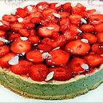 recette TARTE AUX FRAISES  ( Pâte sablée noisette et crème pâtissière au citron )