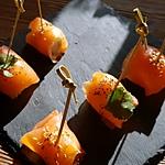 recette Oeuf de caille saumon wasabi