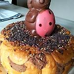 recette Charlotte au chocolat "Happy Easter"