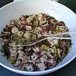 SALADE DE POULPE ou en Italien : INSALATA DI POLPO