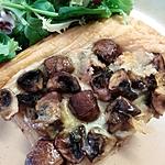 recette Tarte fine champignons munster au cumin