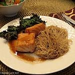 recette Saumon au four, sauce teriyaki maison +