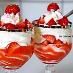 recette Fontainebleau aux fraises aux 3 sirops