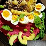 recette Houmous à la betterave sans huile