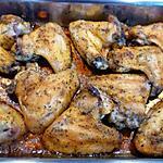 recette Ailes de poulet marinées au four