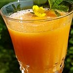 recette Soupe glacée de melon au citron vert gingembre et miel