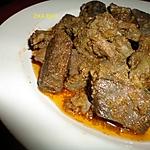 recette KAMOUNIA OU CAMOUNIA PLAT DE FOIE SAUCE AU CUMIN