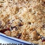 recette crumble aux prunes sauvages