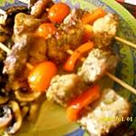 recette brochettes de veau marinées aux herbes