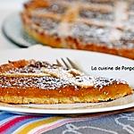 recette Crostata aux prunes et amandes parfumée au Patxaran, sans oeufs, sans beurre