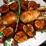 recette Cailles aux figues de solliès et romarin