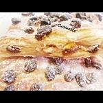 recette Strudel aux pommes et raisins.variante.