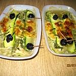 recette Filets de sole aux courgettes et mozzarella.cuisinette