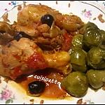 recette Pilons de poulet sauce tomates.