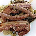 recette choux vert frisé chipolatas poitrine fumé