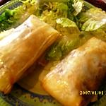 recette Bricks au chevre et confiture de figues