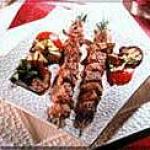 courgette : recette BROCHETTES DE BOEUF AU PESTO ROSSO