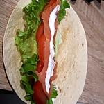 recette Wrap saumon, tomate, mozzarella et sa sauce thon Saint moret