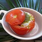 recette tomates oeufs-pesto