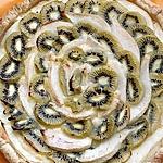 recette tarte amandine poire-kiwi