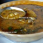 recette Chorba frik aux pigeons ou jari bel hmem
