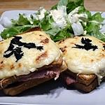recette Croque-Monsieur au Jambon Truffé, Sauce Mornay