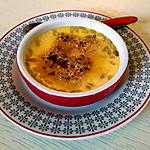 recette Crème brûlée citron vert et pignons de pin au thermomix