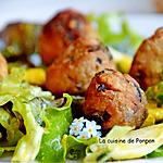 recette Polpettine de thon aux herbes et aux olives noires