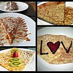 recette Crêpes sucrées gourmandes E1S1