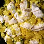 recette Curry de poisson au lait de coco