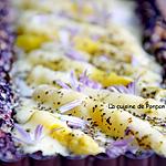 recette Tarte en croûte de riz à la crème d'artichaut, asperges et mozza, sans farine, végétarien