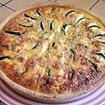 recette Quiche courgettes chèvre pignons de pin au thermomix