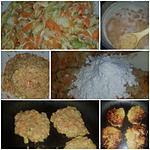 recette galette lentilles corail