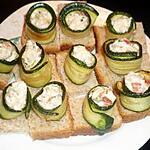 recette amuses bouche aux courgette
