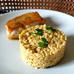 recette Quinorisotto au Saint Marcellin et safran de Bretagne